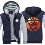 Iron Man Avengers Red Art Arc Reactor Symbol Hooded Jacket - Superheroes Gears