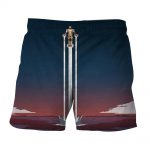 Iron Man Superhero Fly Over The Sea 3D Printed Shorts