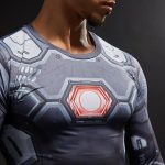 Ironman Superhero Classic Design Compression Short Sleeves Fitness T-shirt - Superheroes Gears