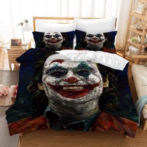 Joker's Famous Fake Smile Painted Style Fan Art Bedding Set