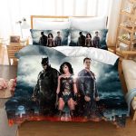 Justice League Batman Wonder Woman And Superman Bedding Set