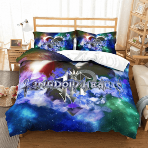 Kingdom Hearts 3 Galaxy Themed Awesome Gaming Bedding Set