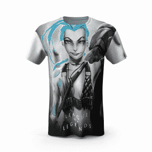 League of Legends Jinx Loose Cannon Trendy 3D Design T-shirt