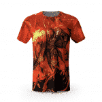 League of Legends Pantheon Aegis Protection In Fire Vibrant T-Shirt