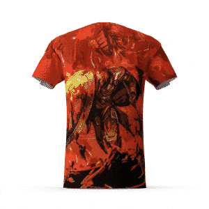 League of Legends Pantheon Aegis Protection In Fire Vibrant T-Shirt