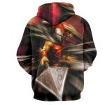 League of Legends Pantheon Artisan of War Fighter 3D Print LOL Hoodie - Gaming Geek Kingdom