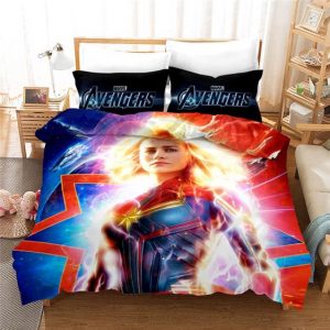 MCU Brie Larson Captain Marvel Awesome Bedding Set