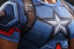 Captain America Civil War 3D Workout Compression Short Sleeves T-shirt - Superheroes Gears