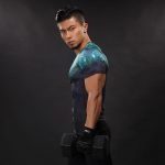 DC Green Lantern Symbol Inspired Compression Short Sleeves Slim Fit T-shirt - Superheroes Gears