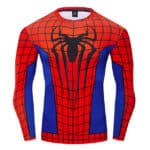 Marvel Amazing Spiderman Cool Long Sleeves Workout T-shirt