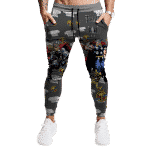 Marvel Avenger Thor God of Thunder Awesome Gray Jogger Pants