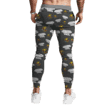 Marvel Avenger Thor God of Thunder Awesome Gray Jogger Pants