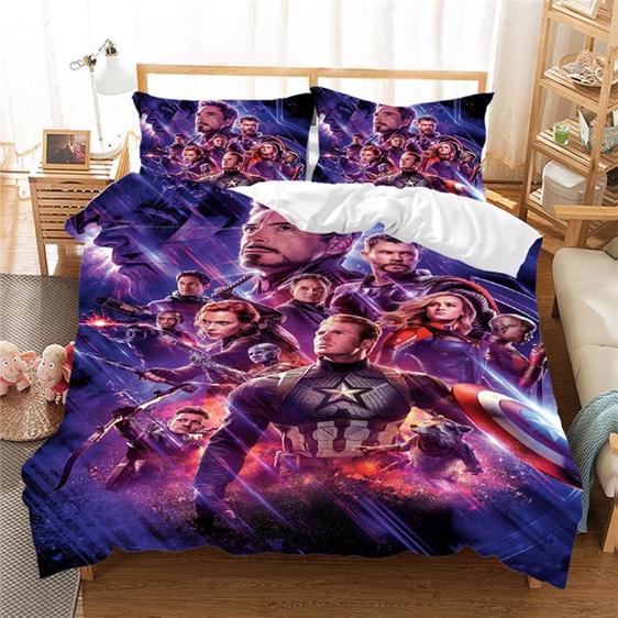 Marvel Avengers End Game Courageous Cinematic Bedding Set