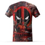 Marvel Deadpool Superhero Amazing Comic Designs Red T-Shirt