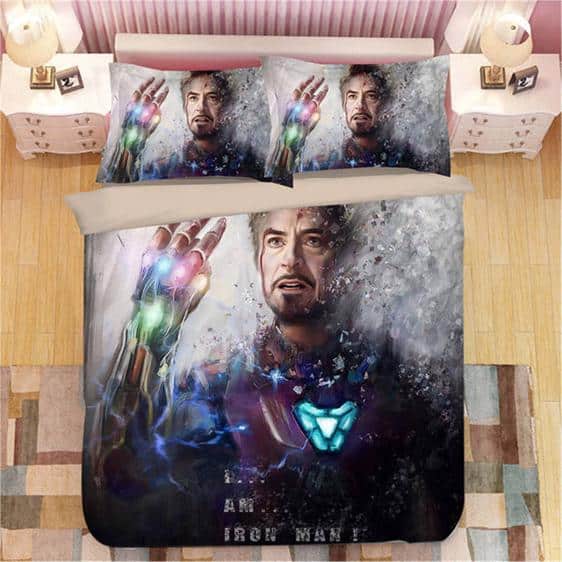Marvel I am Iron Man 3D Infinity Gauntlet Bedding Set