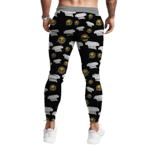 Marvel Mightiest Avenger Thor Awesome Black Jogger Pants