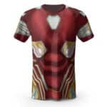 Marvel Tony Stark Marvelous Iron Man Red Suit Cosplay T-Shirt