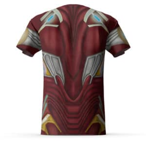 Marvel Tony Stark Marvelous Iron Man Red Suit Cosplay T-Shirt