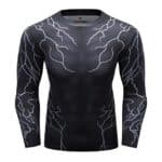 Marvel Venom Black Long Sleeves Cosplay Compression T-Shirt