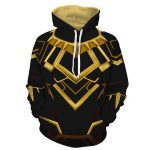 Marvel Black Panther Erik Killmonger N'Jadaka Cosplay Hoodie
