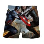 Marvel Comics Captain America Vs Thor Cool Boardshorts