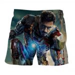 Marvel Comics Philanthropist Tony Stark 3D Printed Shorts