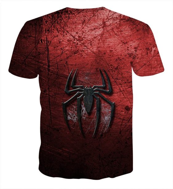 Marvel Comics Radioactive Spider Design Print T-Shirt - Image 2