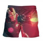Marvel Comics The Fierce Iron Man 3D Printed Shorts