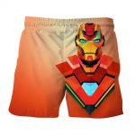 Marvel Comics The Sturdy Iron Man Design 3D Printed Shorts