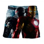 Marvel Comics Two Iron Man Unique Design 3D Printed Shorts