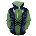 Marvel Guardians Of The Galaxy Gamora Green Cosplay Hoodie