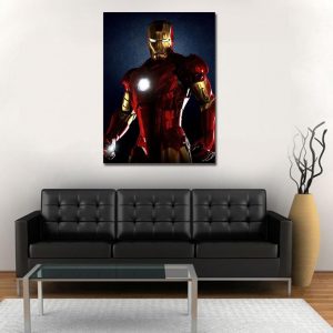 Marvel Iron Man Armor Mark III 1pc Wall Art Canvas Print