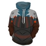 Marvel M'Baku Jabari Tribe White Gorilla Cult Cosplay Hoodie