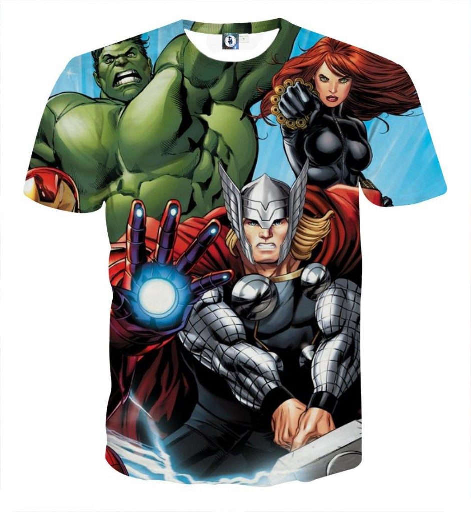Marvel The Avengers Iron Man Repulsor Beam Unique T-Shirt