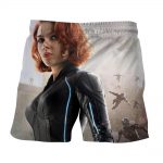 Marvel The Avengers Sexy Black Widow Dope 3D Print Shorts