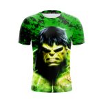 Marvel The Incredible Hulk Angry Face Green Vibrant T-Shirt
