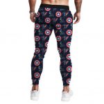 Marvel's Captain America Pattern Navy Blue Jogger Pants