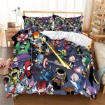 Marvel's Cute Baby Chibi Avengers Superheroes Bedding Set