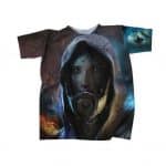 Mass Effect Tali Zorah Mask Portrait Game Theme T-Shirt