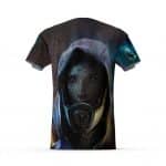 Mass Effect Tali Zorah Mask Portrait Game Theme T-Shirt