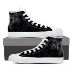 Middle Earth Shadow of Mordor Poster Canvas High-Top Shoes
