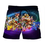 Nintendo Legend Characters Mario Samus Zelda Gaming Shorts