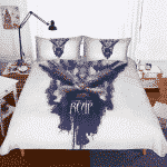 Overwatch Badass Reaper Minimalistic White Bedding Set