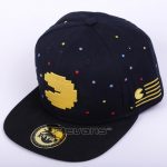 Pacman Symbol All Black Streetstyle Snapback Baseball Hat Cap