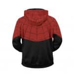 Powerful Spider-Man Hero 3D Cosplay On Black Zip Up Hoodie