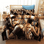 Resident Evil Badass Leon S Kennedy Ada Wong Bedding Set