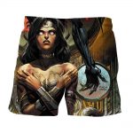 Salvage By Enemy Wonder Woman DC Comics Superhero Boardshorts