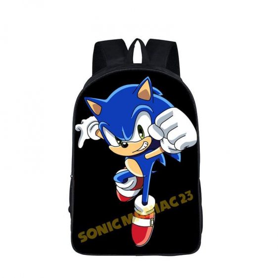 Sega Classic Sonic The Hedgehog Simple School Backpack Bag