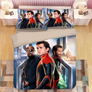Spider-Man Far From Home Nick Fury And Mysterio Bedding Set
