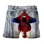 Spider-Man Rotate Mode View Unique Design Print Boardshorts
